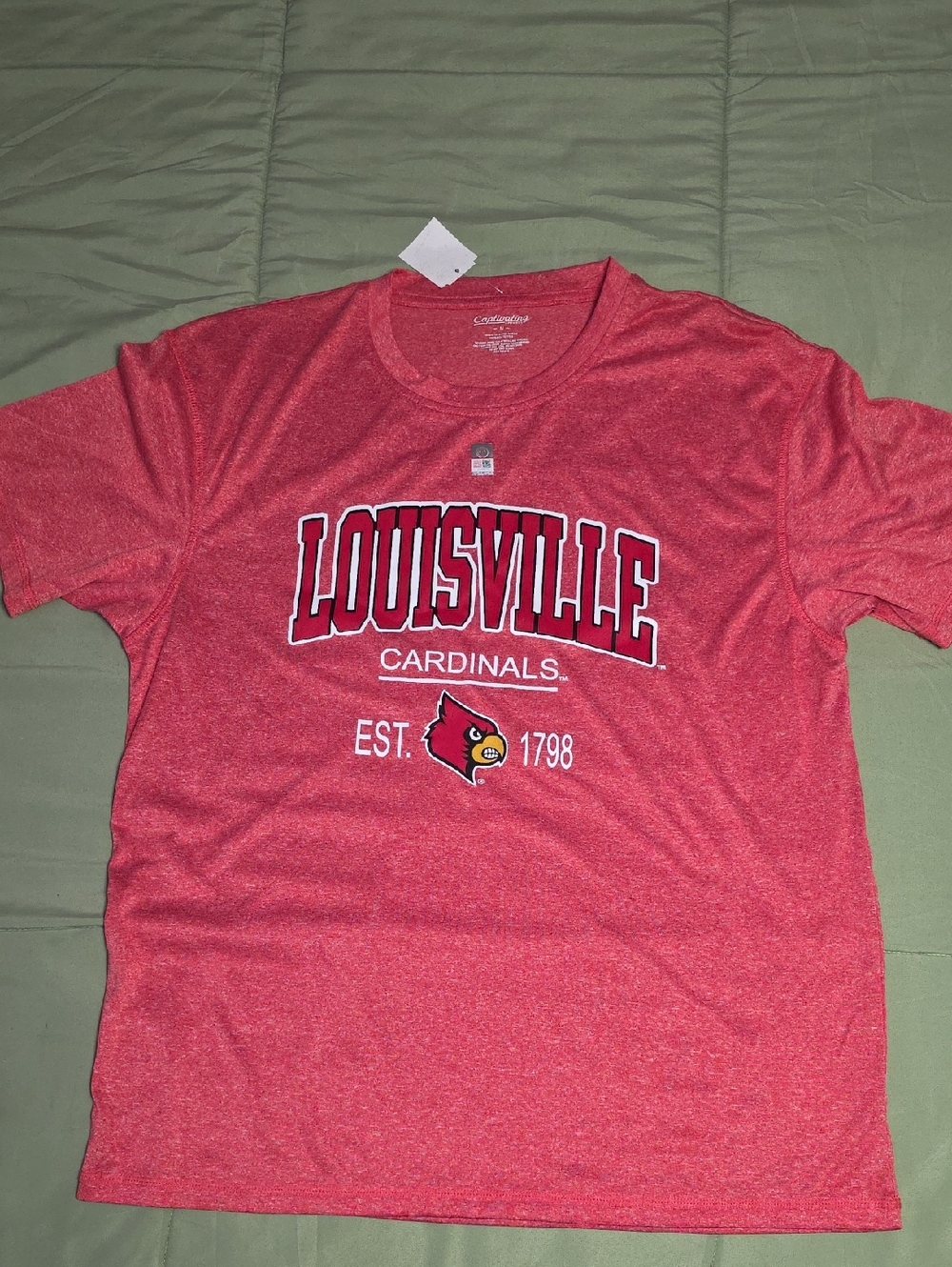 Louisville Cardinals Red Short Sleeve Tee